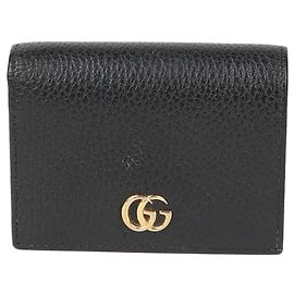 Gucci GG Marmont Card Case Wallet Black