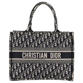 Dior Book Tote Medium Tote Bag Blue
