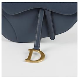 Dior-Saddle Shoulder Bag-Blue