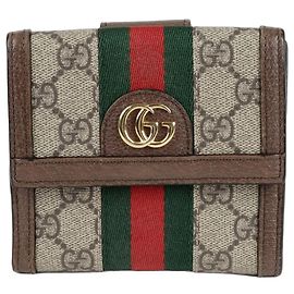 Gucci Billetera con solapa Ophidia Blanco