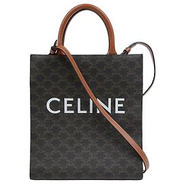 Céline Cabas Small Tote Shoulder Bag White