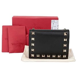 Valentino Rockstud Wallet Black
