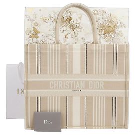 Dior Gran Bolsa Tote Libro Castaño