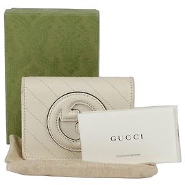 Gucci Cartera de Tarjetas Blondie Blanco
