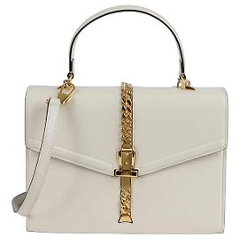 Gucci Silvi Small Tote Shoulder Bag White