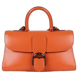Delvaux Sac à main Brian East West Orange