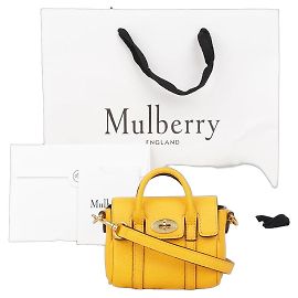 Mulberry Borsa a tracolla Micro Basewater Giallo
