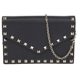 Valentino Borsa a tracolla Rockstud WOC Nero