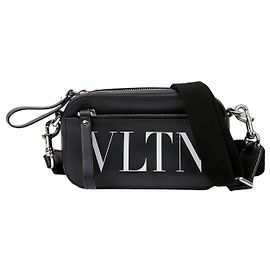 Valentino Borsa a tracolla con logo Nero