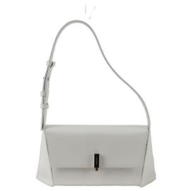 Salvatore Ferragamo Borsa a Spalla Geometrica Bianco