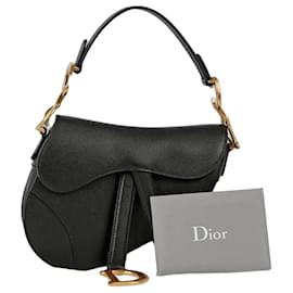 Dior-Mini Saddle Shoulder Bag-Black