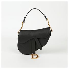 Dior-Mini Saddle Shoulder Bag-Black