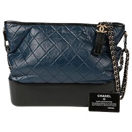 Chanel Borsa hobo e a tracolla Gabrielle Grande Blu