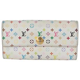 Louis Vuitton Billetera Larga Sara Blanco