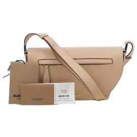 Burberry Bolsa de Ombro Olimpia Pequena Marrom