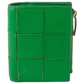 Bottega Veneta Portafoglio piccolo con zip Verde