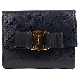 Salvatore Ferragamo BARA Wallet Blue