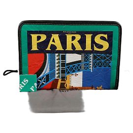 Balenciaga Mini Clutch Bazaar PARIS Multicor