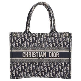 Dior Bolso Tote Mediano Book Azul