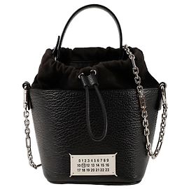 Maison Martin Margiela Small Bucket Tote Shoulder Bag Black