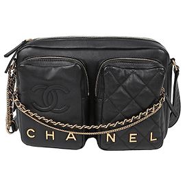 Chanel Medium Camera Case Crossbody Black