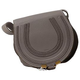 Chloé Bolsa transversal Marcie Small Marrom
