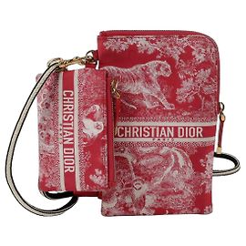 Dior Multifunction Travel Pouch Bag Red