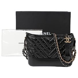 Chanel Sac à bandoulière hobo Gabrielle Small Noir