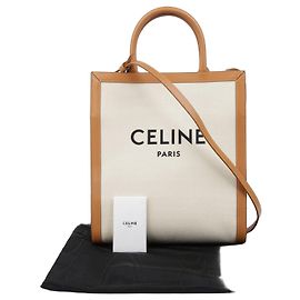 Céline Borsa a spalla tote verticale piccola Marrone