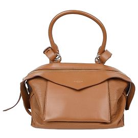 Givenchy Suede Small Tote Shoulder Bag Brown