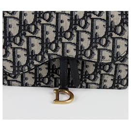 Dior-Saddle Pouch Belt Bag-Blue