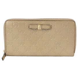 Gucci Long Portefeuille à Ruban Doré