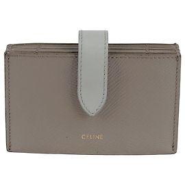 Céline Accordion Card Wallet Brown