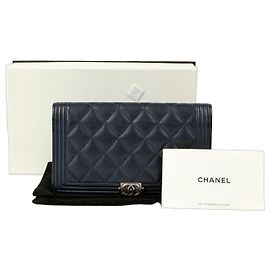 Chanel Cartera Larga para Niño Azul