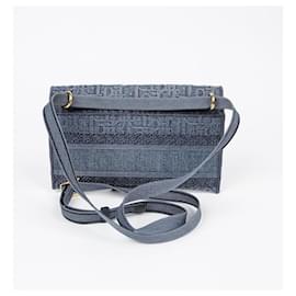 Dior-Saddle Denim Belt Bag-Blue