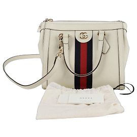 Gucci Ophidia Small Tote Shoulder Bag White