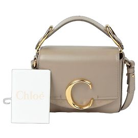 Chloé Mini Schultertasche Weiß