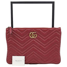 Gucci GG Marmont Clutch Rot