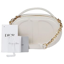 Dior Bolsa transversal oval CD Signature Branco
