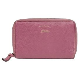 Gucci Reißverschluss-Geldbörse Lila