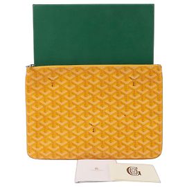 Goyard Clutch Sena MM Giallo