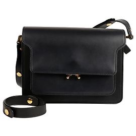 Marni Bolsa de ombro e crossbody média Trunk Preto