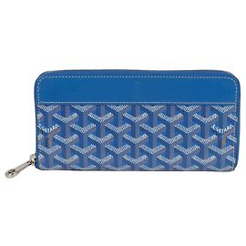 Goyard Portafoglio Lungo Matignon Blu