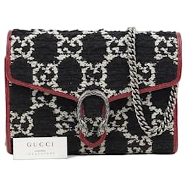 Gucci Bolsa transversal com corrente Dionysus Preto