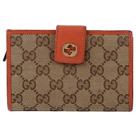 Gucci Cartera con logotipo GG Naranja