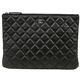 Chanel Classic New Medium Clutch Black