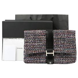 Chanel Clutch Flap Grip Multicor