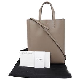 Céline Vertical Cabas Small Tote Shoulder Bag Brown