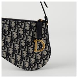 Dior-Saddle Rodeo Pouch-Blue