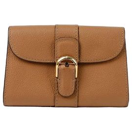 Delvaux Briann Kartenhalter Geldbörse Braun